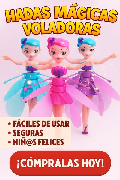 Hada Voladora Recargable Con Sensor