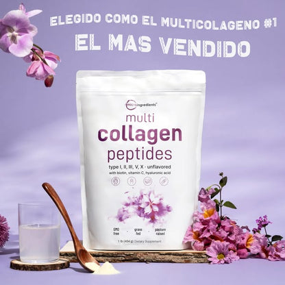 ¡La formula viral 5 en 1 que te rejuvenece! MULTI COLÁGENO PÉPTIDOS