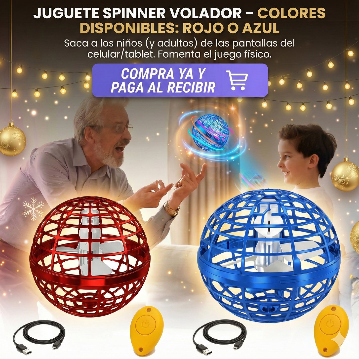 JUGUETE SPINNER VOLADORA