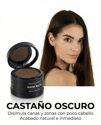 Maquillaje para el cabello (Corrector de espacios capilares)