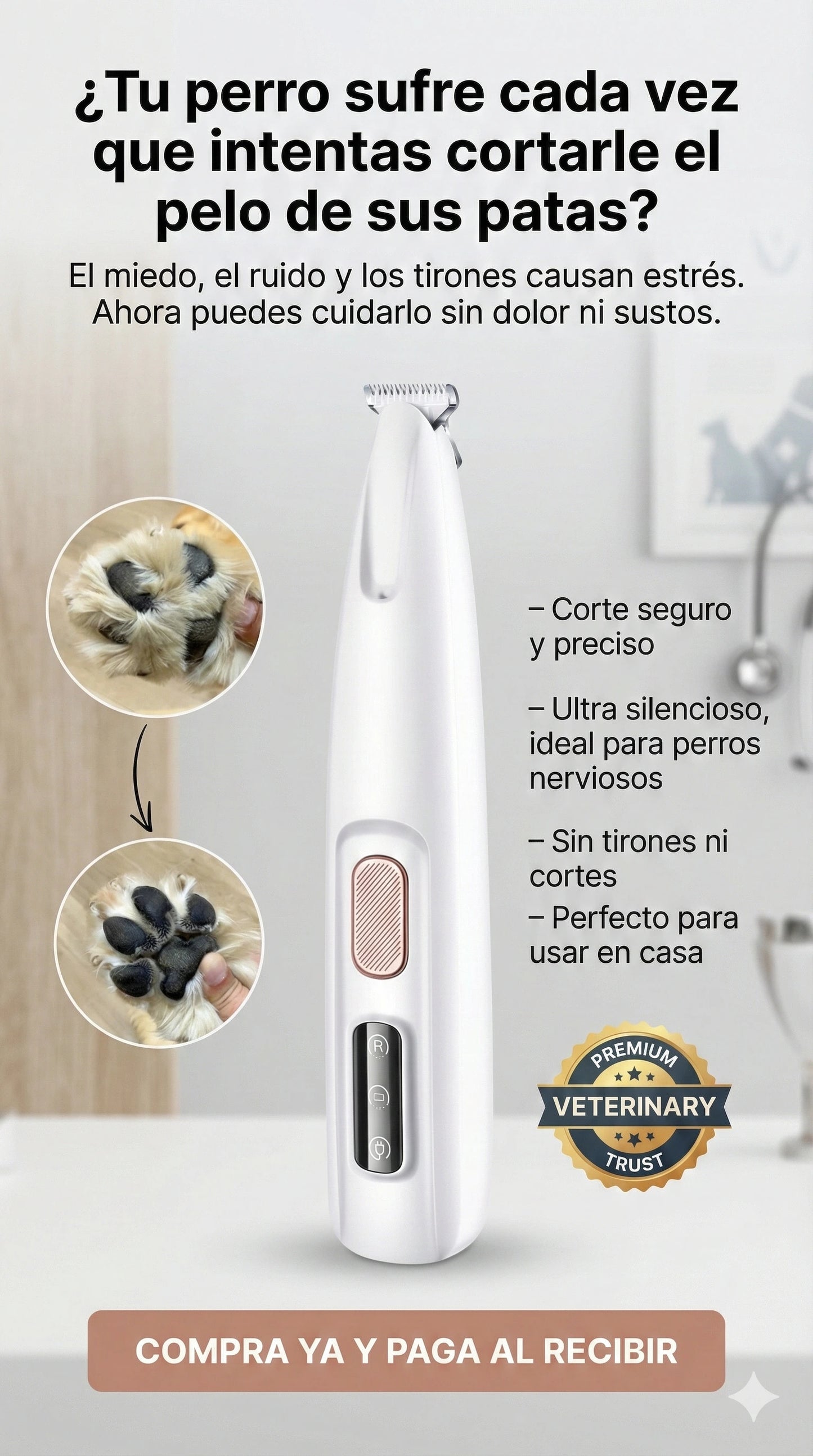 PawTrim Pro 2™ - Cuidado de las patas sin dolor en segundos