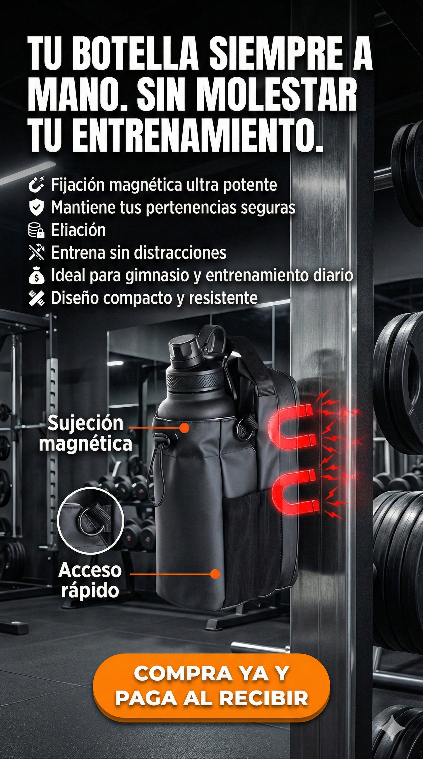 Bolsa de fitness magnética®