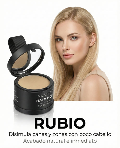 Maquillaje para el cabello (Corrector de espacios capilares)